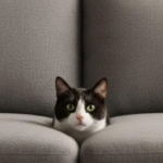 Por que gatos gostam de entrar no sofá?