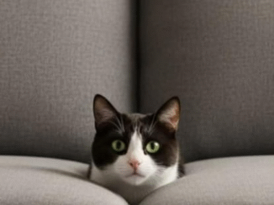 Por que gatos gostam de entrar no sofá?