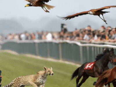 Ele vive no Brasil e é o animal mais rápido já registrado no país, passando de 300 km/h