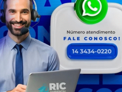 Registro de chamados pelos canais principais fortalece a eficiência no atendimento da RIC Ambiental. Mais o atendimento presidencial na sede da empresa