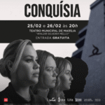 Espetáculo “Conquísia” estreia no Teatro Municipal com entrada gratuita hoje, dia 25, e amanhã, 26. Peça aborda distopia e relações de poder. Confira!