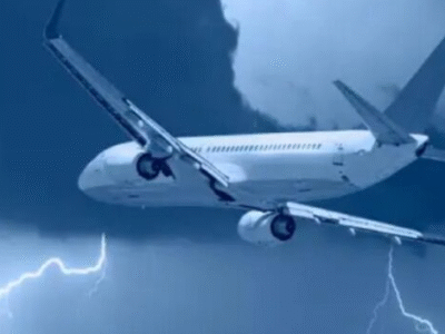 O que acontece se um avião é atingido por um raio?