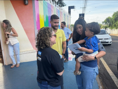 Emdurb e Detap realizam ação de Volta às Aulas com foco na segurança no trânsito em Marília.