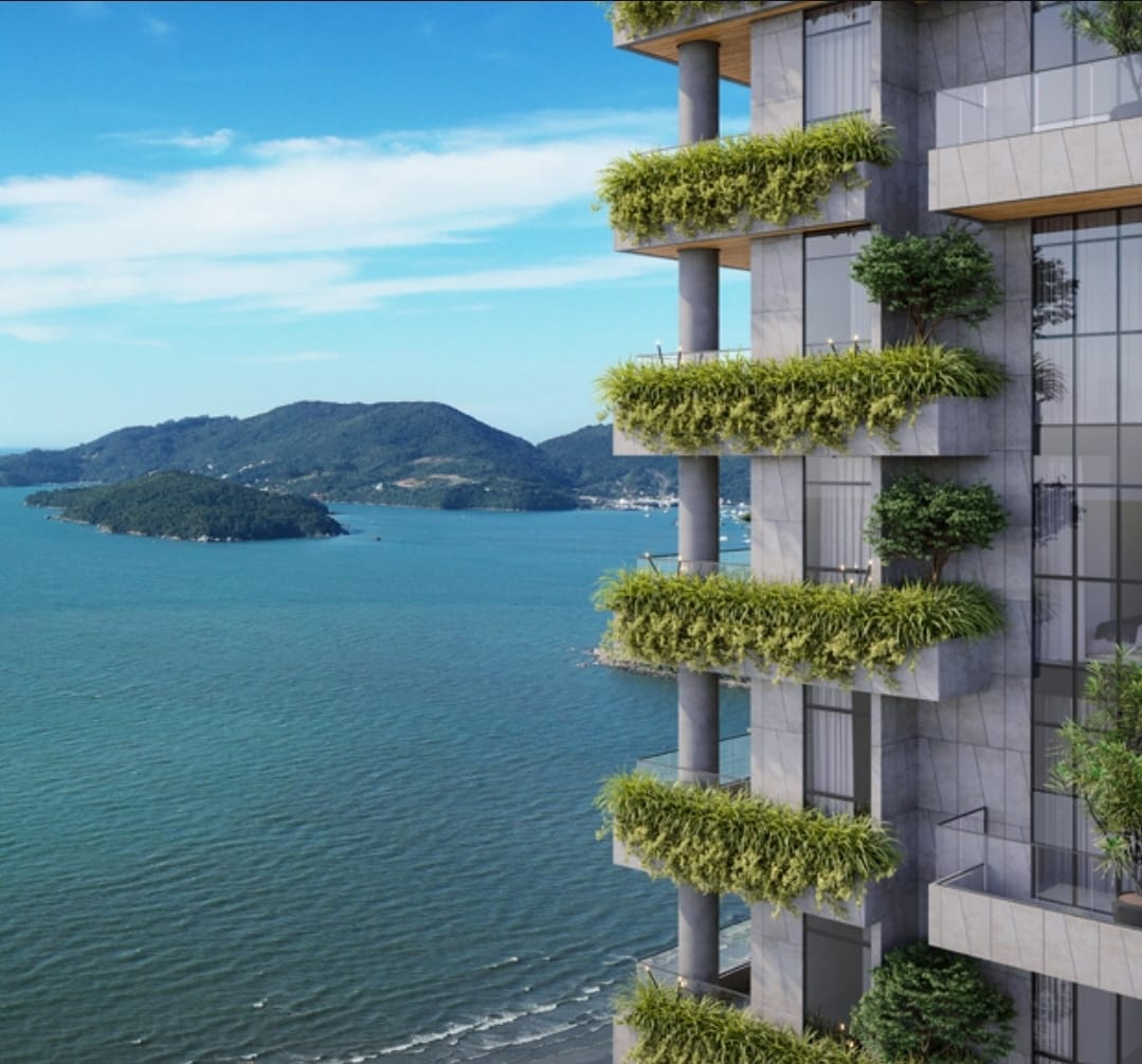 Empreendimento em Porto Belo (SC) terá floresta suspensa capaz de absorver até 2 toneladas de CO2 por ano. Veja que maravilha de projeto e construção