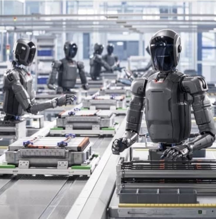 Xiaomi admite robôs humanoides como “estagiários” em fábrica de carros elétricos