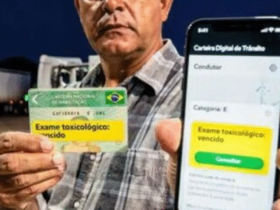 Exame obrigatório da CNH em 2026 pode gerar multa de R$ 1.467,35 para quem descumprir regra