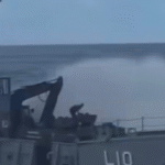 Após fala de Lula sobre defesa do Brasil, navio da Marinha encalha em praia no RJ; VEJA VÍDEO