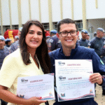 Hospital Beneficente Unimar e UPAs Sul e Norte são homenageados pelo 9º BPM/I por atuação no acidente da BR-153