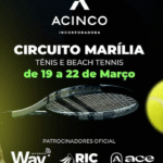 RIC Ambiental apoia Circuito Marília de Tênis e Beach Tennis 2026 e incentiva prática esportiva. Compromisso com iniciativas que promovem bem-estar, integração social e valorização da comunidade local. Participe