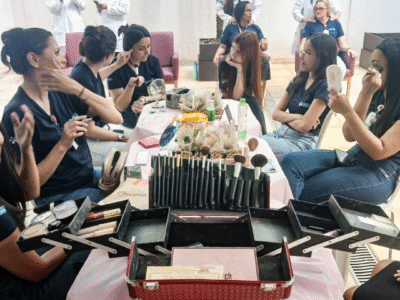 HBU celebra o Mês das Mulheres com tarde de autocuidado para 100 colaboradoras.Cuidado pessoal para aquelas que, todos os dias, dedicam-se ao cuidado do próximo