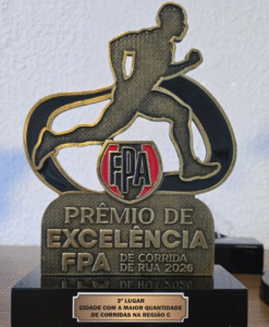 Marília é destaque no Prêmio de Excelência de Corridas de Rua da FPA 2026. Cidade conquista terceira colocação na Região C e reforça crescimento da modalidade no estado