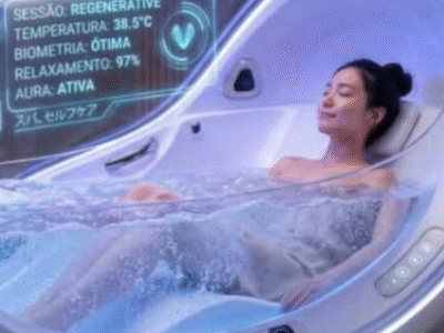 O Japão projeta a primeira máquina de lavar para humanos; VEJA