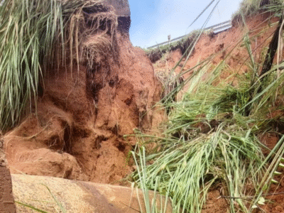 Rodovia Federal: Defesa Civil e PRF estabelecem rotas alternativas após interdição da BR-153. Ação ocorre após agravamento da erosão na região da “Baixada”. Confira opções