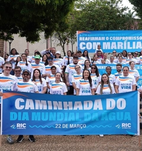 Semana da Água mobiliza Marília com caminhada na Esmeraldas e ações educativas neste domingo. Ações especiais serão realizadas pela RIC Ambiental em alusão ao Dia Mundial da Água. Veja como participar