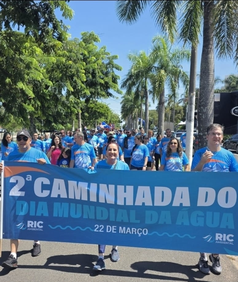 2ª Caminhada em Comemoração ao Dia Mundial da Água, realizada pela RIC Ambiental, é sucesso em Marília e reúne centenas de pessoas. Veja tudo e assista entrevistas