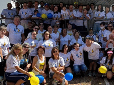 Caminhada pelo Dia Internacional da Síndrome de Down lota avenida das Esmeraldas no Domingo da Família, e com muitas atrações. Saiba tudo