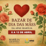 APAE de Marília promove bazar especial de Dia das Mães no Marília Shopping Ação solidária reúne peças artesanais e renda será revertida integralmente para a entidade. Prestigie