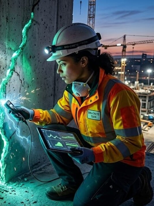 No momento, você está visualizando Megaprojeto de ‘cimento vivo’ capaz de se regenerar pode transformar a engenharia civil usando bactérias misturadas para converter paredes em “baterias vivas”