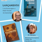 Biblioteca Municipal recebe lançamento de obras de Fê Moreira em homenagem ao consagrado cardiologista mariliense Paulo Moreira. Entrada gratuita. Veja tudo