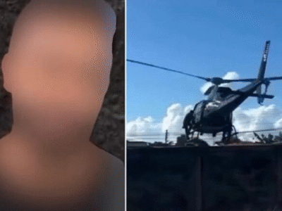 Suspeito elogia PM sobre abordagem com helicóptero: “Só vi em filme;” VEJA VÍDEO
