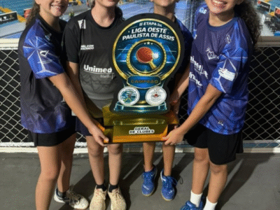Tênis de Mesa de Marília é campeão geral da 2ª etapa da Liga Oeste em Assis. Confira como foi e os nomes dos medalhistas