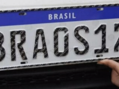 Adeus, placa Mercosul? Mudança pode trazer de volta o nome da cidade; ENTENDA