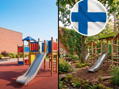 Finlândia troca parques de borracha por áreas de terra e lama — e crianças apresentam melhora na saúde em apenas um ano