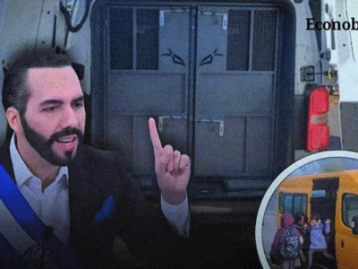 Bukele manda retirar ar-condicionado de viaturas de presos e instalar em vans escolares