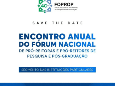 Unimar sedia com abertura amanhã, 29, o Encontro Anual do FOPROP 2026: pesquisa, inovação e pós-graduação em um debate nacional. Inscreva-se aqui para participar