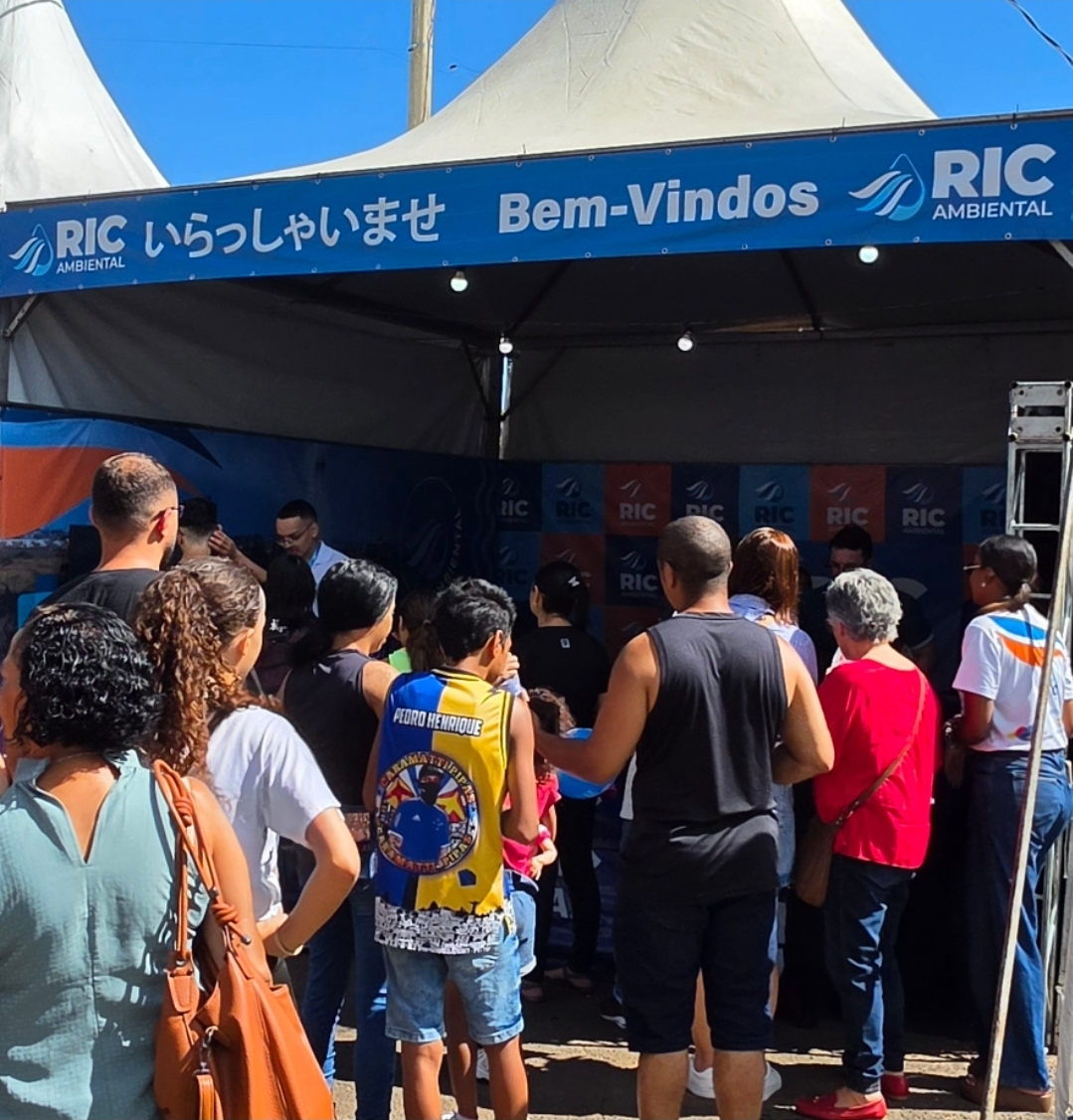No momento, você está visualizando RIC Ambiental celebra participação no Japan Fest 2026 por relacionamento com a comunidade, levando a milhares de pessoas informações sobre saneamento, ações interativas e sorteios para clientes. Veja vídeo