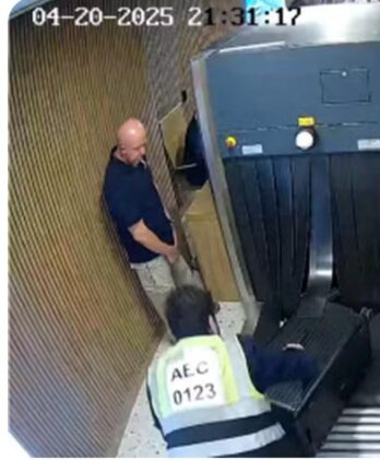 No momento, você está visualizando G1 mostra com exclusividade fotos de momento em que bagagens de voo com Motta passa sem fiscalização; VEJA IMAGENS