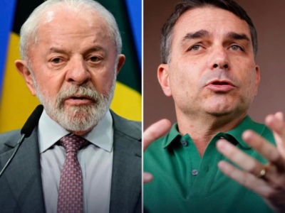 Lula tem 46,7% de rejeição e Flávio Bolsonaro 39,8%, aponta pesquisa