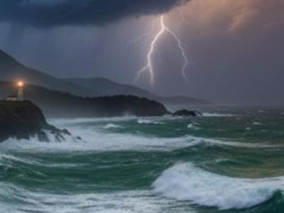 Ciclone extratropical e frente fria avançam e trazem chuva forte com queda brusca de temperatura em grande parte do Brasil