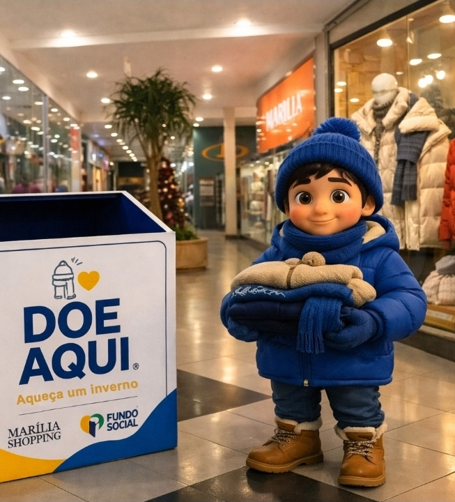 No momento, você está visualizando Marília Shopping apoia Campanha do Agasalho 2026 promovida pelo Fundo Social de Marília. Trabalho incentiva apoio a famílias em situação de vulnerabilidade