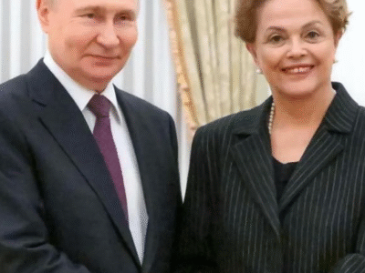 Em reunião com Putin, Dilma fala em “grande respeito” de Lula pelo ditador