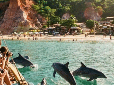 Segundo a Lonely Planet, esta praia do Nordeste é a melhor do mundo para admirar golfinhos em águas cristalinas