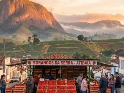 Capital Nacional do Morango está a poucos minutos da capital e conquista os brasileiros com qualidade de vida e muita paz