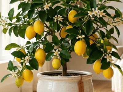 Essa árvore frutífera em vaso dá frutos em casa, é fácil de manter e ainda perfuma todo o ambiente