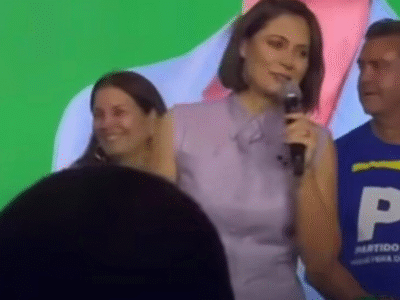 Michelle chama Alexandre de Moraes de ‘irmão em Cristo’ durante discurso;VEJA VÍDEO