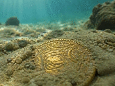 INCRÍVEL: Mergulhadores encontram 53 moedas de ouro romanas de 1.500 anos no mar da Espanha