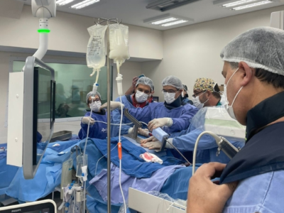 Unicárdio do HBU realiza procedimento cardiológico inédito na região de Marília através de implante com MitraClip, tratamento minimamente invasivo da insuficiência mitral