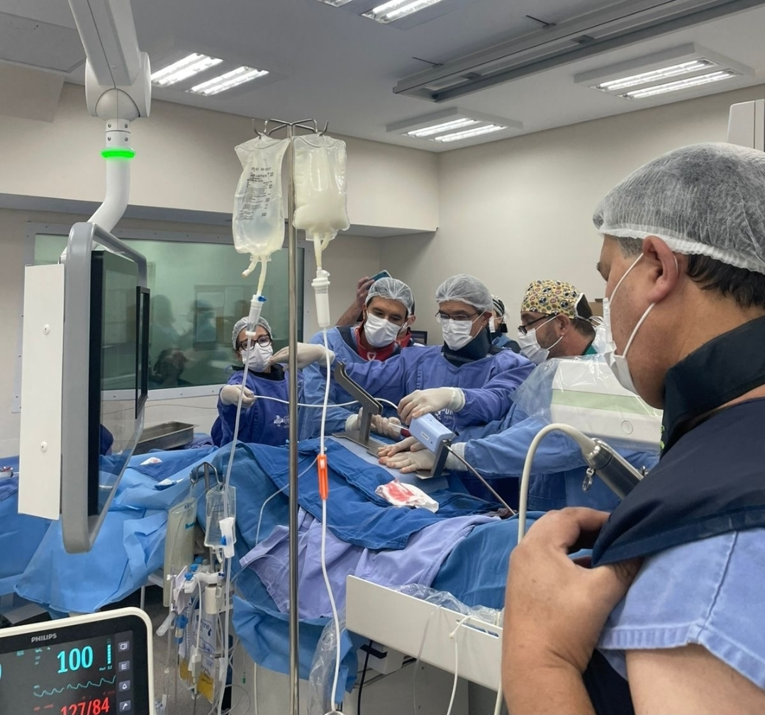 No momento, você está visualizando Unicárdio do HBU realiza procedimento cardiológico inédito na região de Marília através de implante com MitraClip, tratamento minimamente invasivo da insuficiência mitral