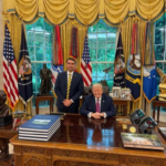 Os bastidores do encontro entre Flávio Bolsonaro e Trump