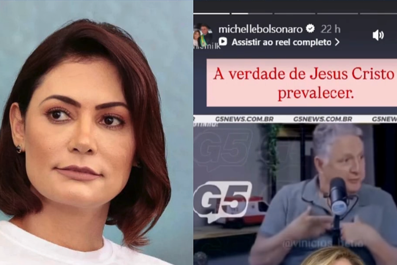 No momento, você está visualizando Michelle reposta vídeo em que Garotinho relata como funcionava festa de Vorcaro; VEJA VÍDEO