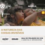 Cinema Pontos MIS exibe gratuitamente o filme “A Natureza das Coisas Invisíveis” nesta quinta-feira (2). Entrada gratuita