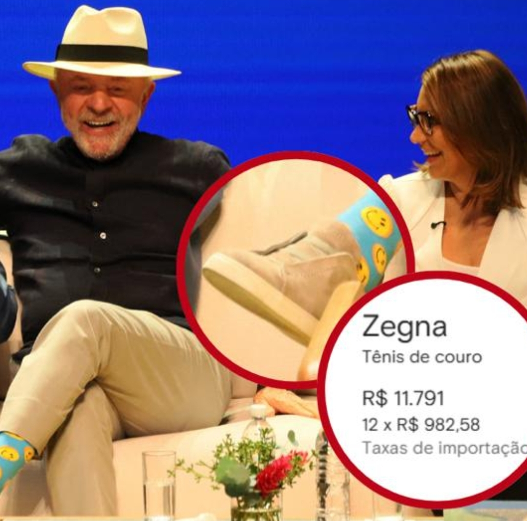 No momento, você está visualizando Lula é flagrado com item de marca italiana de quase R$ 12 mil em evento, VEJA