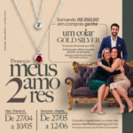 Dia dos Namorados movimenta o comércio e inspira campanha Meus Dois Amores no Marília Shopping. Campanha e presenteia clientes com colar exclusivo
