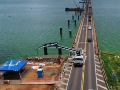 Obras da maior ponte de São Paulo avançam para 75% de conclusão com duplicação em ritmo acelerado e investimento total de R$ 387,3 milhões