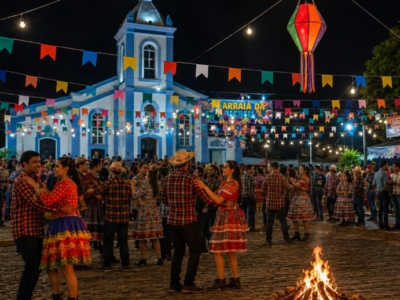 Secretaria da Cultura adia Arraiá na Praça deste domingo para o dia 21 de junho devido à previsão de chuva. Música ao vivo e diversas atrações