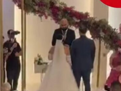 Casamento no dia de jogo de Brasil e Marrocos tem cena inusitada e situação viraliza nas redes sociais; VEJA VÍDEO